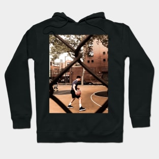 Basketball, Grand Canal Court, Tribeca, NYC Hoodie